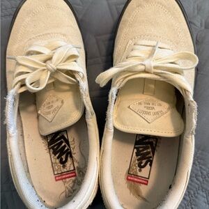 Vans Cream Skateboarding Shoes